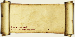 Jovana Gunjević vizit kartica